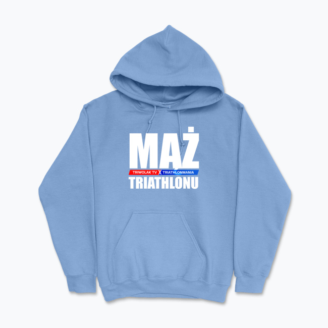 Bluza z kapturem MĄŻ TRIATHLONU x TRIWOLAK TV