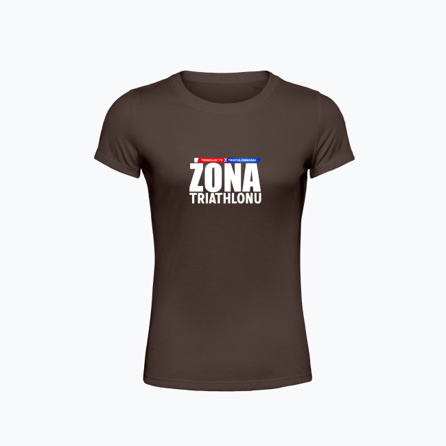 T-Shirt damski Żona Triathlonu X TRIWOLAK TV